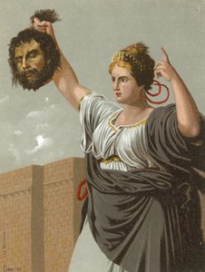 جوديث مع رأس هولوفرنيس بواسطة المدرسة الاسبانية