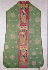 Chasuble الإسبانية ، c.1425-50 (حرير مطرز) بواسطة المدرسة الاسبانية