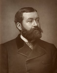 جورج روبرت سيمز ، صحفي بريطاني ، شاعر ، كاتب مسرحي وروائي ، 1884 بواسطة شركة سانت جيمس للتصوير الفوتوغرافي