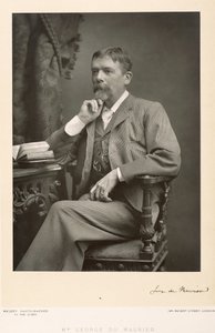 جورج دو مورييه (1834-1896) ، فنان ، رسام كاريكاتير ، روائي ، صورة شخصية