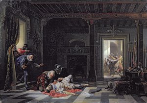 وفاة أمير أورانج بواسطة Stanislaus von Chlebowski