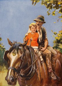 ركوب على دوبين (ليثو ملون) بواسطة ستانلي لويد