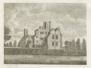 Brewood - Black Ladies Priory: engraving، nd [؟ القرن الثامن عشر] (طباعة)