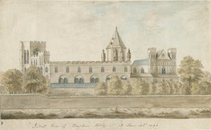دير بيرتون أبون ترينت: الرسم بالألوان المائية ، 1794