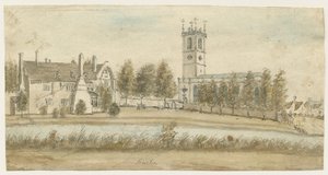 دير بيرتون أبون ترينت: الرسم بالألوان المائية ، و [عام 1795] (لوحة)