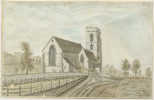 كنيسة كولويتش: الرسم بالألوان المائية ، [1762-1802] بواسطة ستيبينج شو