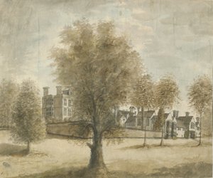 درايتون باسيت - "Drayton Manor": الرسم بالألوان المائية ، و [1789-1793]