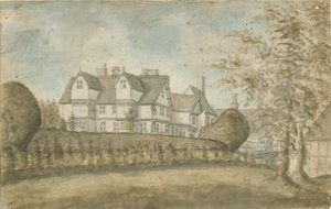 Eccleshall - Biana Hall: الرسم بالألوان المائية ، و [1795] بواسطة ستيبينج شو