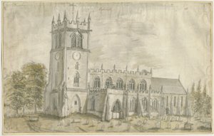 الكنيسة الكنسية: الرسم بالألوان المائية ، Nd [1762-1802]