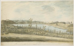 Forton - Aqualate Hall: لوحة ألوان مائية ، بدون تاريخ [1762-1802]