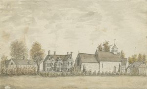 كنيسة بايب ريدوير ومنزل مانور: الرسم بالألوان المائية ، [1762-1798] بواسطة ستيبينج شو