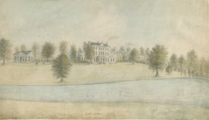 Shenstone - Little Aston Hall: الرسم بالألوان المائية ، [1762-1802] بواسطة ستيبينج شو