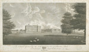 Shenstone Park - Hall: engraving، nd [أواخر القرن الثامن عشر] (طباعة) بواسطة ستيبينج شو
