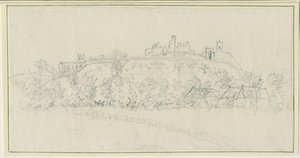 قلعة توتبري: الرسم بقلم الرصاص ، [1762-1802] بواسطة ستيبينج شو
