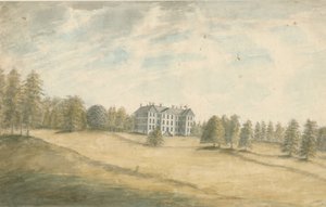قاعة Wrottesley: الرسم بالألوان المائية ، بدون تاريخ [1762-1802] بواسطة ستيبينج شو