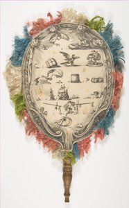 مروحة مع حبس على الحب من جانب ثروة من جهة أخرى ، كاليفورنيا. 1639. بواسطة ستيفانو ديلا بيلا