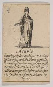 شبه الجزيرة العربية ، 1644. بواسطة ستيفانو ديلا بيلا