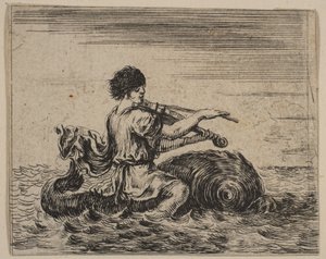 أريون ، من لعبة الأساطير لعبة الأساطير ، 1644. بواسطة ستيفانو ديلا بيلا