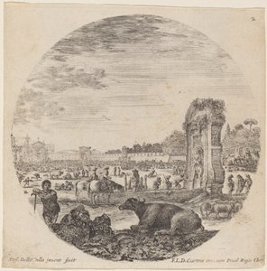 كامبو فاتسينو ، 1646. بواسطة ستيفانو ديلا بيلا