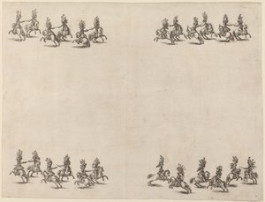 الفرسان القتال بالسيوف 1652. بواسطة ستيفانو ديلا بيلا