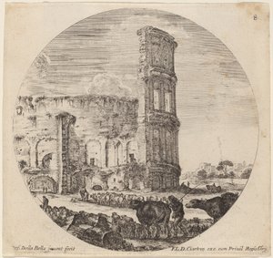 الكولوسيوم ، 1646. بواسطة ستيفانو ديلا بيلا