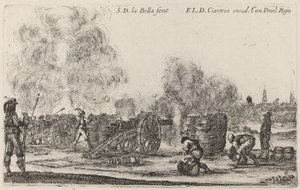 إطلاق المدافع ، ج. 1641. بواسطة ستيفانو ديلا بيلا