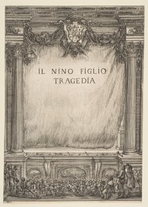 الواجهة الأمامية لـ Il Nino Figlio ، 1655. بواسطة ستيفانو ديلا بيلا