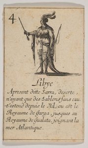 ليبيا ، 1644. بواسطة ستيفانو ديلا بيلا