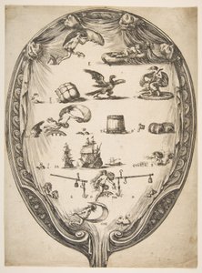 شاشة مع Rebus of Fortune ، كاليفورنيا. 1639.