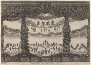 المشهد السادس من كل السماء ، 1637. بواسطة ستيفانو ديلا بيلا