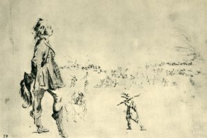 شخصية ذكرية دائمة ، 1633-1634 ، 1943. بواسطة ستيفانو ديلا بيلا