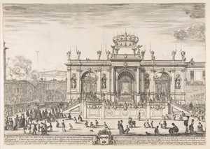 موكب القربان المقدس ، كاليفورنيا. 1648. بواسطة ستيفانو ديلا بيلا