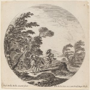 فرسان الرياح ، 1646. بواسطة ستيفانو ديلا بيلا