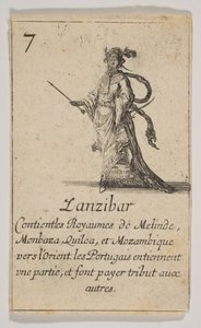 زنجبار ، 1644. بواسطة ستيفانو ديلا بيلا
