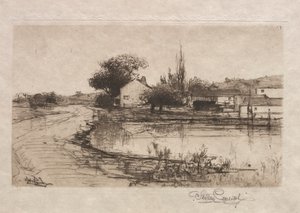رسم بالقرب من بيتسفيلد ، ماساتشوستس ، ١٨٨٧-١٨٨٨.