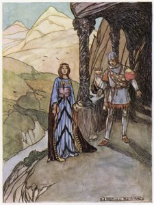 رسم توضيحي لـ Siegfried the Dragon-Slayer (لون ليثو) بواسطة ستيفن ريد