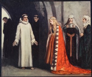 القديس برنارد وأخته هومبلين ، رسم توضيحي من 