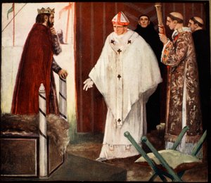 ستيفن لانغتون ، رسم توضيحي من "The Mighty Army" بقلم Winifred M. Letts ، حانة. 1912 (لون ليثو) بواسطة ستيفن ريد