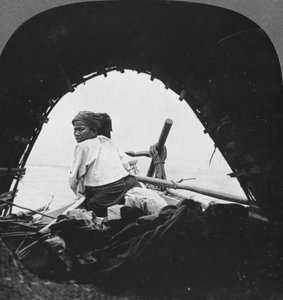 ملاح على نهر إيراوادي ، بورما ، 1908