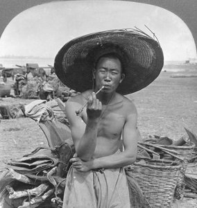 نموذجي Chinaman ، Bhamo ، بورما ، 1908