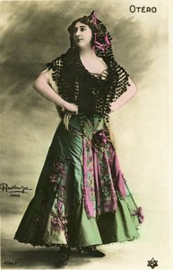 Otero الجميلة ، بطاقة بريدية أوائل القرن العشرين. (صورة فوتوغرافية) بواسطة استوديو Reutlinger