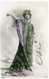 Otero الجميلة ، بطاقة بريدية أوائل القرن العشرين. (صورة فوتوغرافية) بواسطة استوديو Reutlinger