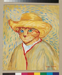 رسم توضيحي من Cats Galore! خلاصة وافية للقطط المثقفة (نشر عام 2015)