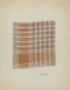 منديل منسوج ، ج. 1937.
