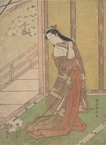 أونا سان نو ميا الأميرة الثالثة ، 1768-70. ، 1768-70. بواسطة سوزوكي هارونوبو