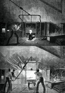 عاملون في العمل ، c1880. بواسطة سوين