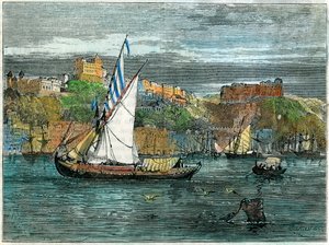 منظر لأوبورتو ، البرتغال ، c1880 بواسطة سوين