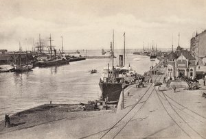 السويد / السويد: مالمو ، ميناء (صورة b / w) بواسطة المصور السويدي