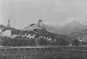 Sargans, Vallee du Rhin (b/w photo) بواسطة المصور السويسري