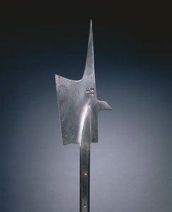Halberd، c.1480-1500 (الصلب والخشب) بواسطة المدرسة السويسرية